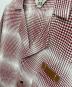 中古・古着 SUNSEA (サンシー) Gingram Shadow Fried Shrimp Shirt レッド サイズ:2：9000円