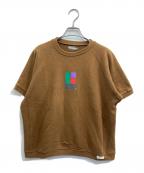 UNDERCOVER×WTAPSアンダーカバー×ダブルタップス）の古着「半袖ラグランスウェット」｜ブラウン