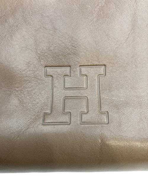HIROFU（ヒロフ）HIROFU (ヒロフ) レザートートバッグ ブラウンの古着・服飾アイテム