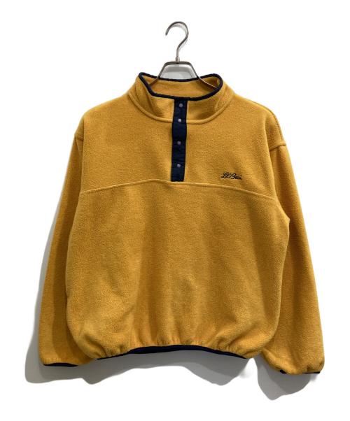 L.L.Bean（エルエルビーン）L.L.Bean (エルエルビーン) ハーフスナップＴフリースジャケット イエロー サイズ:XLの古着・服飾アイテム