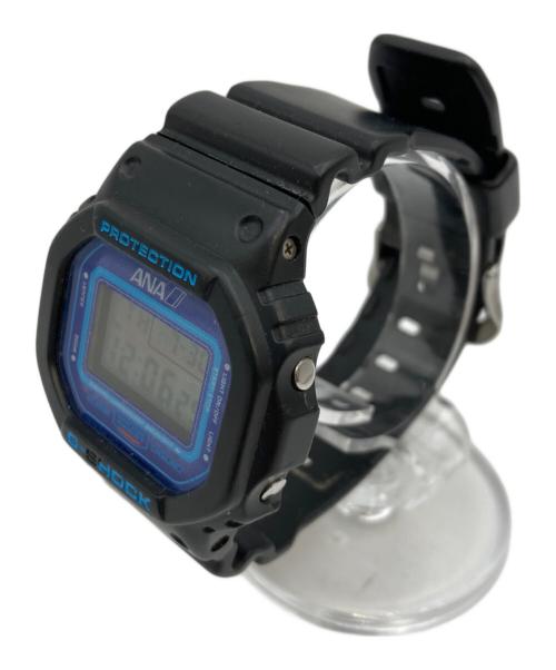 CASIO（カシオ）CASIO (カシオ) ANA (アナ) デジタルウォッチ/G-SHOCK ブラック×ブルーの古着・服飾アイテム