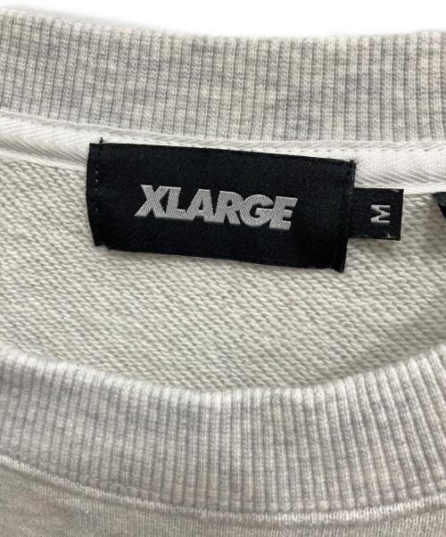 X-LARGE（エクストララージ）X-LARGE (エクストララージ) COLLEGE LOGO CREWNECK SWEAT. グレー サイズ:Mの古着・服飾アイテム