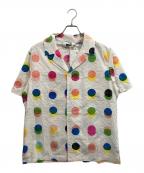 mii×nano・universeミー×ナノ・ユニバース）の古着「別注 Dot Kantha S/S」｜アイボリー