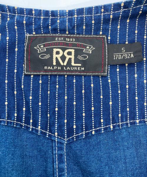 RRL（ダブルアールエル）RRL (ダブルアールエル) BERNERD INDIGO/ バーナード　インディゴ　ベスト インディゴ サイズ:Sの古着・服飾アイテム