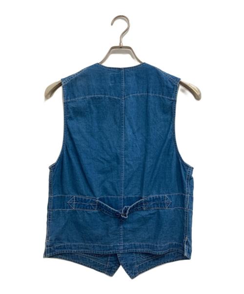 RRL（ダブルアールエル）RRL (ダブルアールエル) BERNERD INDIGO/ バーナード　インディゴ　ベスト インディゴ サイズ:Sの古着・服飾アイテム