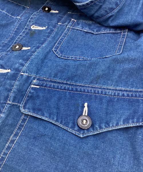 RRL（ダブルアールエル）RRL (ダブルアールエル) BERNERD INDIGO/ バーナード　インディゴ　ベスト インディゴ サイズ:Sの古着・服飾アイテム