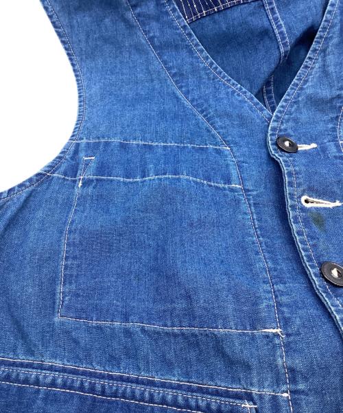 RRL（ダブルアールエル）RRL (ダブルアールエル) BERNERD INDIGO/ バーナード　インディゴ　ベスト インディゴ サイズ:Sの古着・服飾アイテム