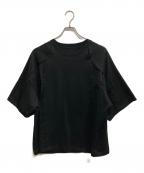 ROTOLロトル）の古着「CROSS MESH TEE」｜ブラック