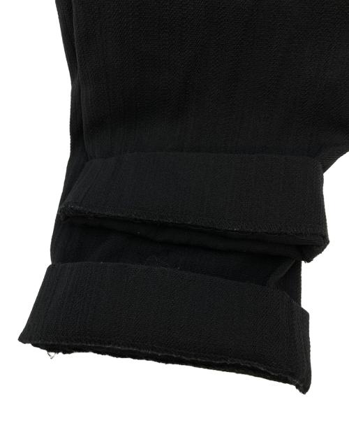 ISSEY MIYAKE（イッセイミヤケ）ISSEY MIYAKE (イッセイミヤケ) ウールスラックス ブラック サイズ:Sの古着・服飾アイテム
