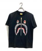 A BATHING APEアベイシングエイプ）の古着「シャークTシャツ」｜ブラック