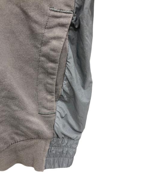 EA7（イーエーセブン）EA7 (イーエーセブン) ナイロン切替ジップパーカー グレー サイズ:Sの古着・服飾アイテム
