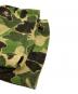中古・古着 A BATHING APE (アベイシングエイプ) ABC CAMO PILE ONE POINT SWEAT SHORTS グリーン サイズ:S：9000円