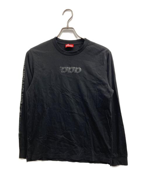 DIESEL（ディーゼル）DIESEL (ディーゼル) T-MUST-LS-L4 ロングスリーブTシャツ ブラック サイズ:XSの古着・服飾アイテム
