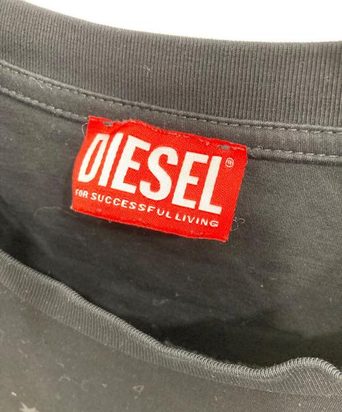 DIESEL（ディーゼル）DIESEL (ディーゼル) T-MUST-LS-L4 ロングスリーブTシャツ ブラック サイズ:XSの古着・服飾アイテム