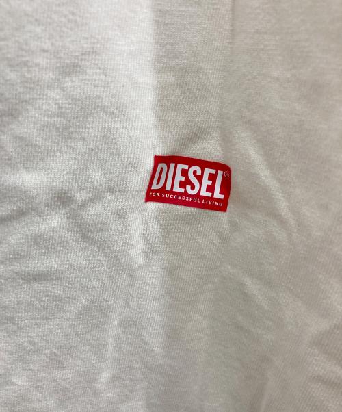 DIESEL（ディーゼル）DIESEL (ディーゼル) T-JUST-L8 Tシャツ ホワイト サイズ:XSの古着・服飾アイテム