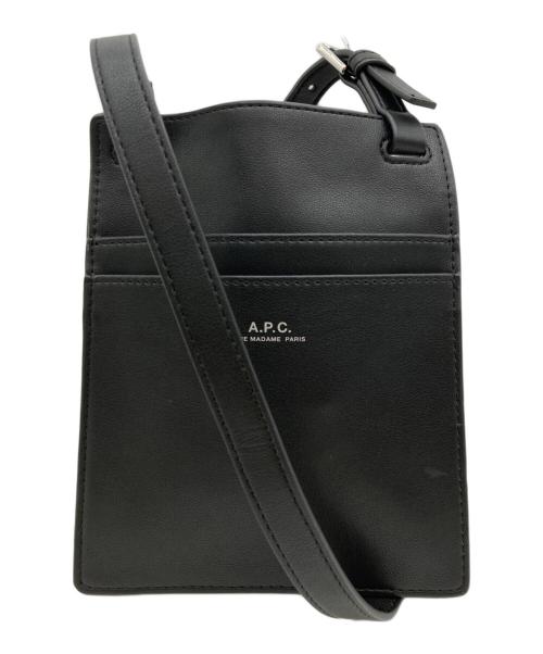 A.P.C.（アーペーセー）A.P.C. (アーペーセー) NINO CROSSBODY POUCH ブラックの古着・服飾アイテム