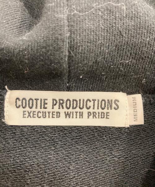 COOTIE PRODUCTIONS（クーティープロダクツ）COOTIE PRODUCTIONS (クーティープロダクツ) 袖プリントパーカー ブラック サイズ:Mの古着・服飾アイテム