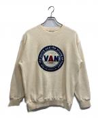 VAN JACヴァン・ヂャケット）の古着「ロゴワッペンセーター」｜アイボリー