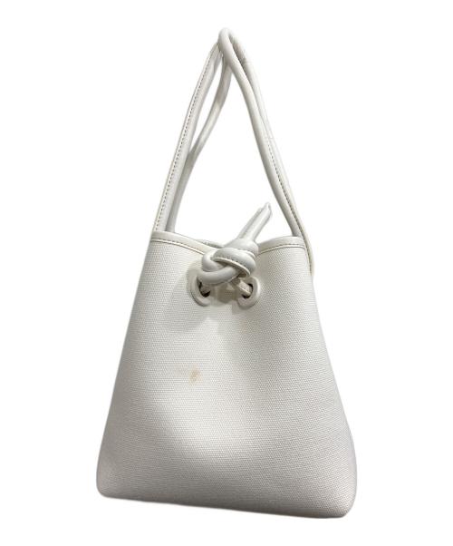 VASIC（ヴァジック）VASIC (ヴァジック) キャンバス ハンドバッグ / BOND MINI CANVAS ホワイトの古着・服飾アイテム