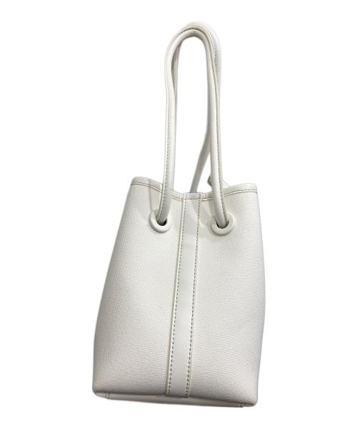 VASIC（ヴァジック）VASIC (ヴァジック) キャンバス ハンドバッグ / BOND MINI CANVAS ホワイトの古着・服飾アイテム