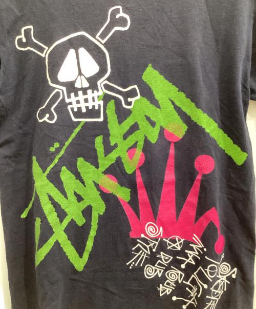 stussy（ステューシー）stussy (ステューシー) スカルクラウンetcTEE/プリントTシャツ ネイビー サイズ:Mの古着・服飾アイテム