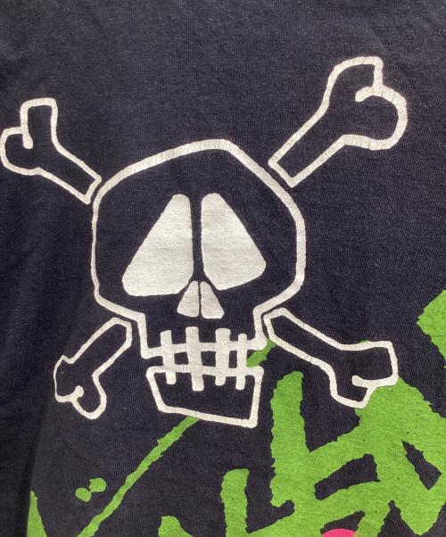 stussy（ステューシー）stussy (ステューシー) スカルクラウンetcTEE/プリントTシャツ ネイビー サイズ:Mの古着・服飾アイテム