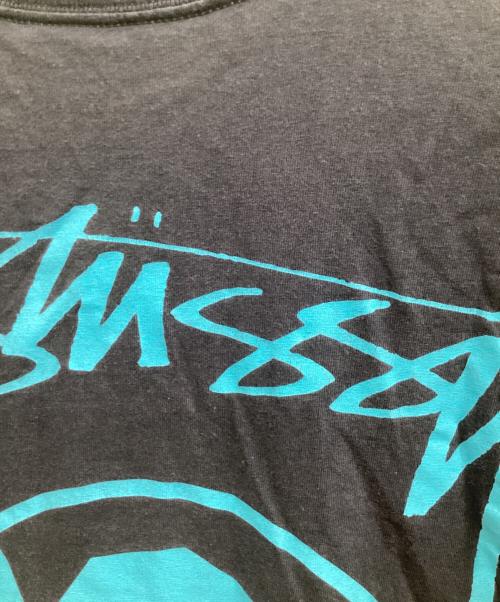 stussy（ステューシー）stussy (ステューシー) スカルクラウンetcTEE/プリントTシャツ ネイビー サイズ:Mの古着・服飾アイテム