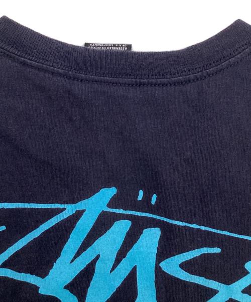 stussy（ステューシー）stussy (ステューシー) スカルクラウンetcTEE/プリントTシャツ ネイビー サイズ:Mの古着・服飾アイテム