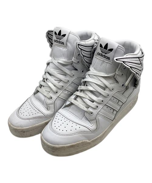 adidas（アディダス）adidas (アディダス) JEREMY SCOTT (ジェレミー スコット) ハイカットスニーカー ホワイト サイズ:26.5cm/US8.5/UK8/EU42の古着・服飾アイテム