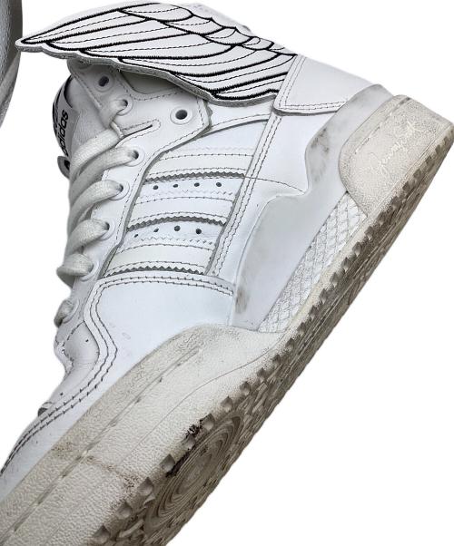adidas（アディダス）adidas (アディダス) JEREMY SCOTT (ジェレミー スコット) ハイカットスニーカー ホワイト サイズ:26.5cm/US8.5/UK8/EU42の古着・服飾アイテム