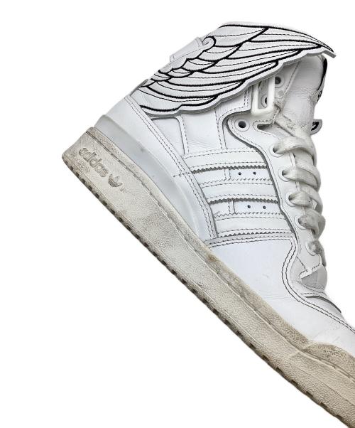 adidas（アディダス）adidas (アディダス) JEREMY SCOTT (ジェレミー スコット) ハイカットスニーカー ホワイト サイズ:26.5cm/US8.5/UK8/EU42の古着・服飾アイテム