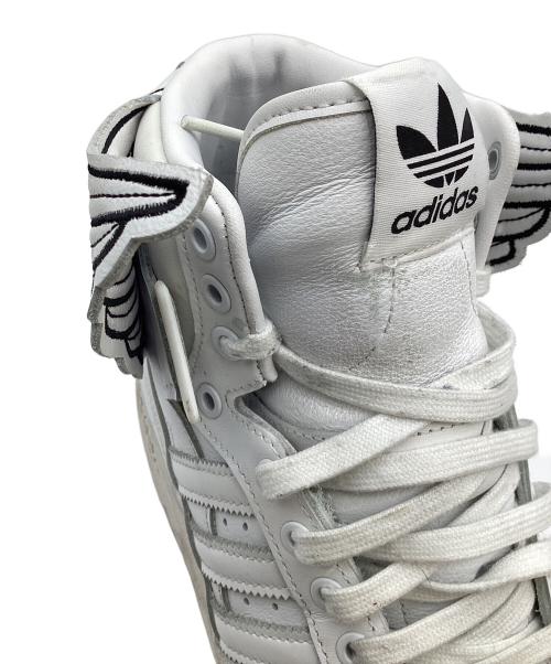 adidas（アディダス）adidas (アディダス) JEREMY SCOTT (ジェレミー スコット) ハイカットスニーカー ホワイト サイズ:26.5cm/US8.5/UK8/EU42の古着・服飾アイテム