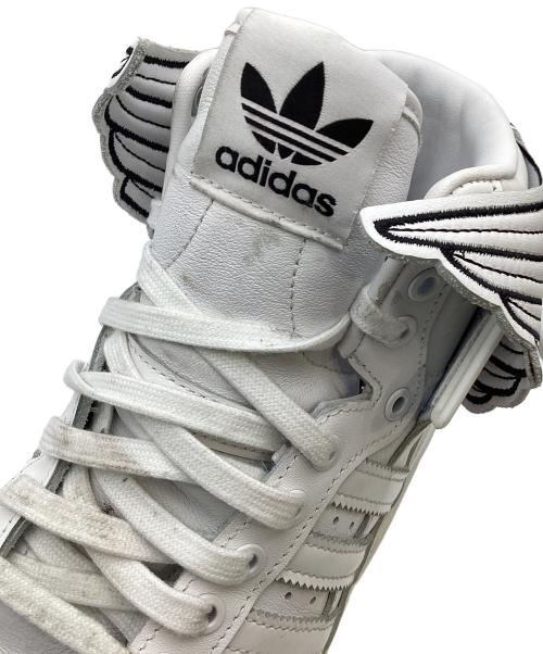 adidas（アディダス）adidas (アディダス) JEREMY SCOTT (ジェレミー スコット) ハイカットスニーカー ホワイト サイズ:26.5cm/US8.5/UK8/EU42の古着・服飾アイテム