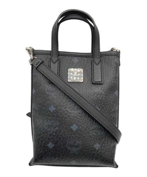 MCM（エムシーエム）MCM (エムシーエム) Aren Crossbody Bag in Visetos ブラックの古着・服飾アイテム