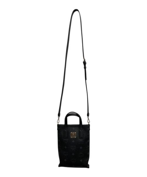 MCM（エムシーエム）MCM (エムシーエム) Aren Crossbody Bag in Visetos ブラックの古着・服飾アイテム