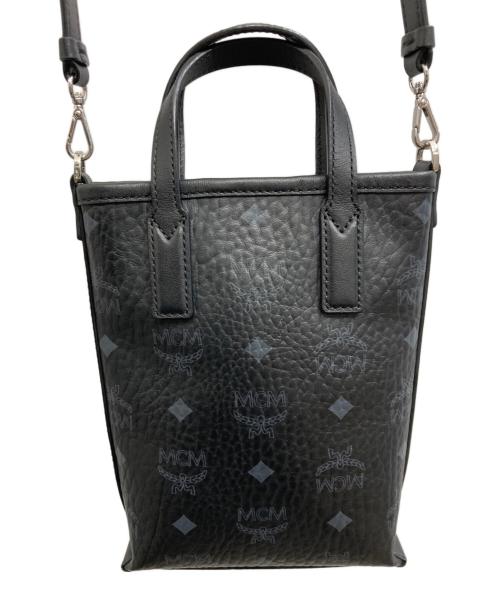 MCM（エムシーエム）MCM (エムシーエム) Aren Crossbody Bag in Visetos ブラックの古着・服飾アイテム