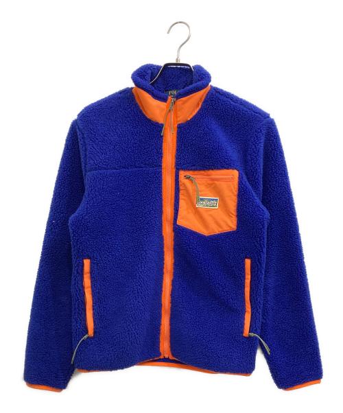 POLO RALPH LAUREN（ポロ・ラルフローレン）POLO RALPH LAUREN (ポロ・ラルフローレン) ボアフリースジャケット ネイビー サイズ:XSの古着・服飾アイテム