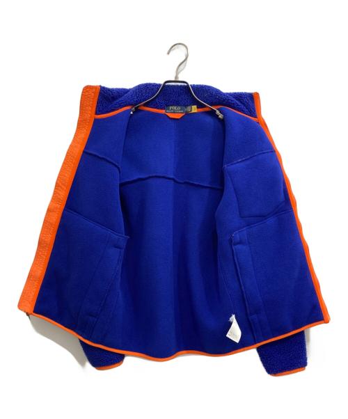POLO RALPH LAUREN（ポロ・ラルフローレン）POLO RALPH LAUREN (ポロ・ラルフローレン) ボアフリースジャケット ネイビー サイズ:XSの古着・服飾アイテム