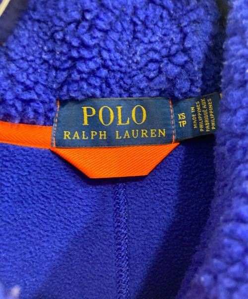 POLO RALPH LAUREN（ポロ・ラルフローレン）POLO RALPH LAUREN (ポロ・ラルフローレン) ボアフリースジャケット ネイビー サイズ:XSの古着・服飾アイテム
