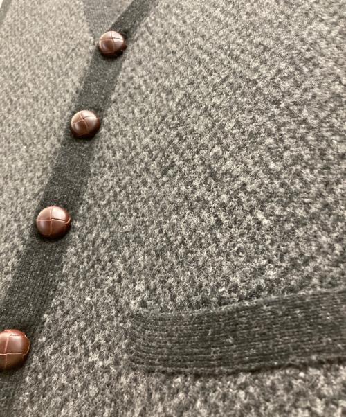 POLO RALPH LAUREN（ポロ・ラルフローレン）POLO RALPH LAUREN (ポロ・ラルフローレン) クルミボタンウールニットベスト ブラック サイズ:XSの古着・服飾アイテム