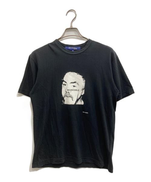 JUNYA WATANABE MAN（ジュンヤワタナベマン）JUNYA WATANABE MAN (ジュンヤワタナベマン) DAZEDプリントTシャツ ブラック サイズ:Sの古着・服飾アイテム