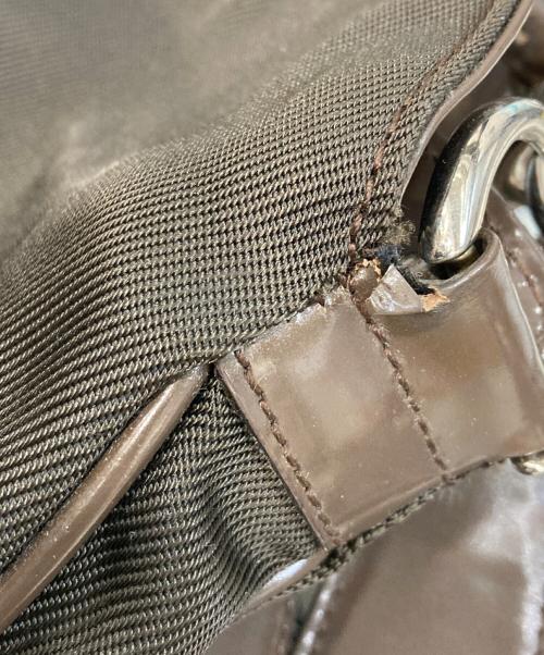 GUCCI（グッチ）GUCCI (グッチ) 2WAYバッグ ブラウンの古着・服飾アイテム