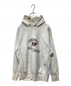 Champion REVERSE WEAVEチャンピオン リバース ウィーブ）の古着「ヴィンテージプリントパーカー」｜グレー