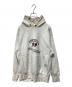 Champion REVERSE WEAVE（チャンピオン リバース ウィーブ）の古着「ヴィンテージプリントパーカー」｜グレー