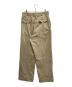 USMC (ユーエスエムシー) フラップポケット付コットンチノトラウザーズ ベージュ サイズ:W32×L33：17000円