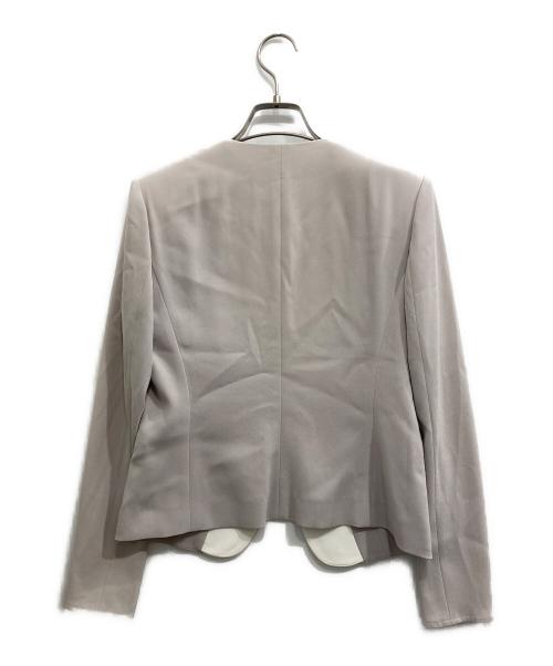 BEIGE（ベイジ）BEIGE (ベイジ) CINDY / ダブルカラージャケット グレー サイズ:2の古着・服飾アイテム