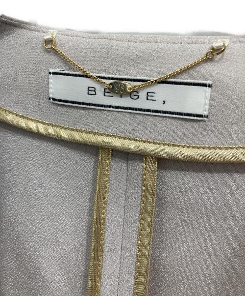 BEIGE（ベイジ）BEIGE (ベイジ) CINDY / ダブルカラージャケット グレー サイズ:2の古着・服飾アイテム