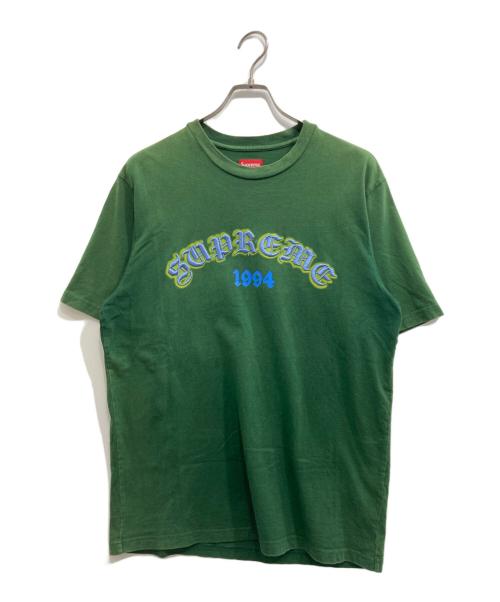 SUPREME（シュプリーム）Supreme (シュプリーム) Old English Glow S/S Top グリーン サイズ:Mの古着・服飾アイテム
