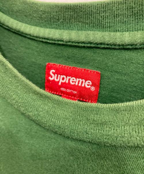 SUPREME（シュプリーム）Supreme (シュプリーム) Old English Glow S/S Top グリーン サイズ:Mの古着・服飾アイテム