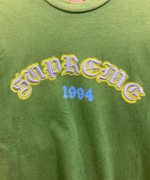 SUPREME（シュプリーム）Supreme (シュプリーム) Old English Glow S/S Top グリーン サイズ:Mの古着・服飾アイテム